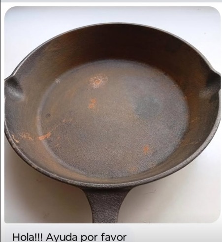 Cómo recuperar una sartén de hierro oxidada (guía paso a paso)